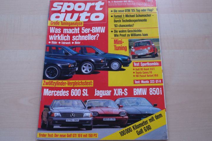 Sport Auto 11/1992